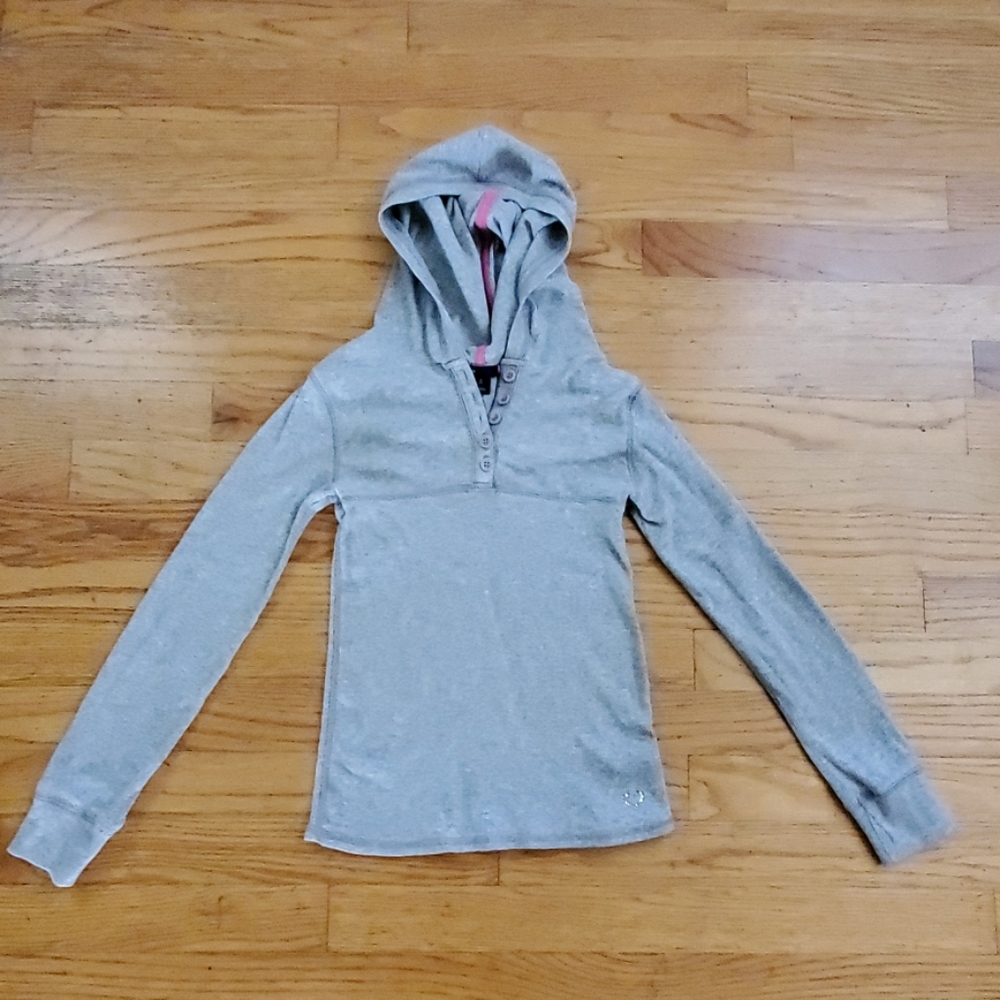 Gap girls long sleeve hooded shirt